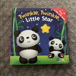 Twinkle twinkle little star and itsy bitsy spider flip book